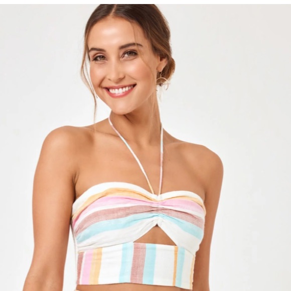 L*Space Blue Skies Top - Size S